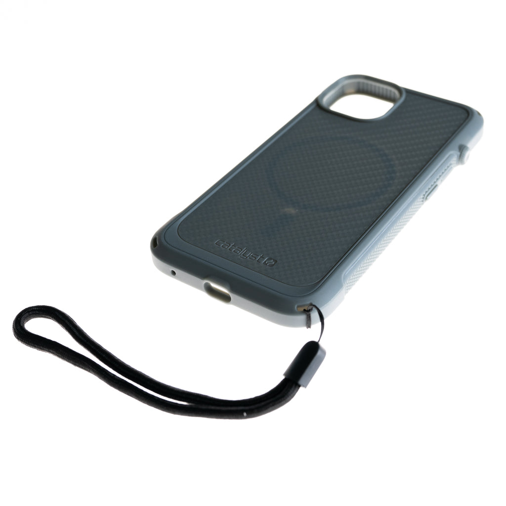 estuche clasico catalyst vibe case fibra de carbon con magsafe apple iphone 13 color gris  Shop name