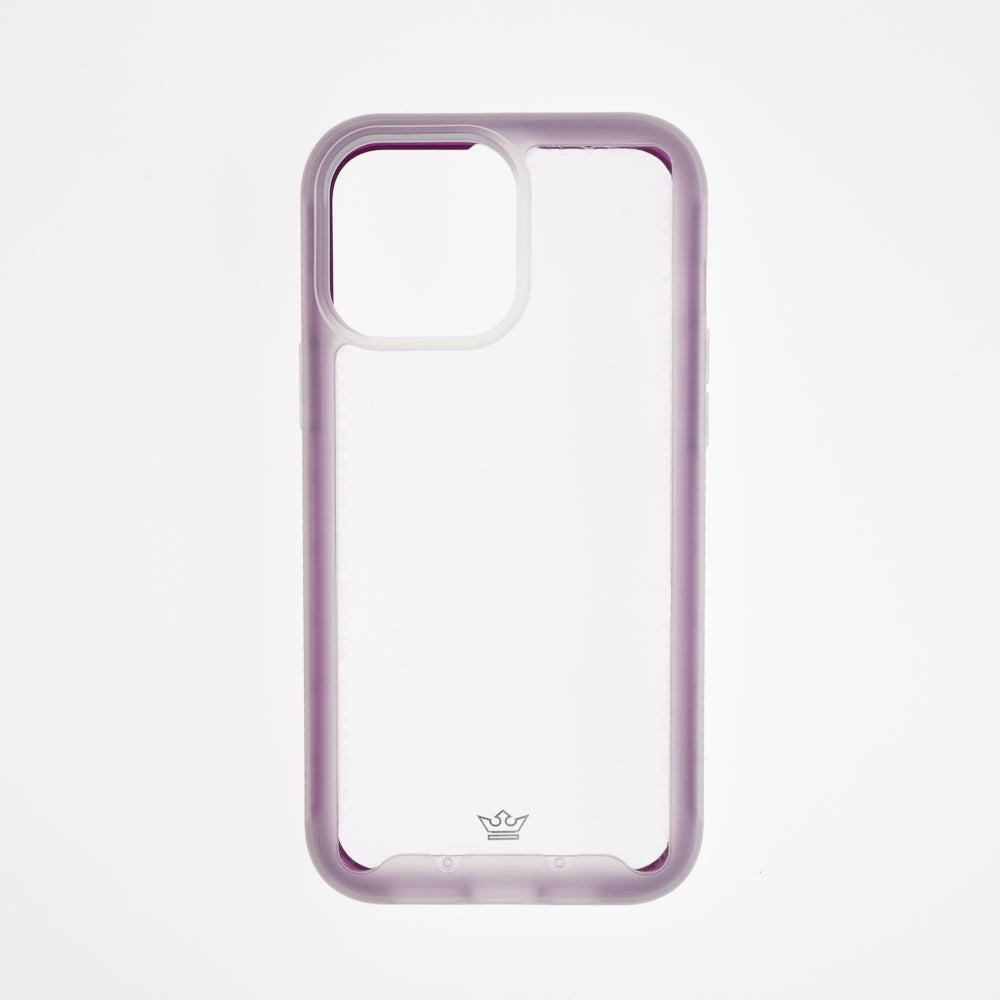 Transparent cases the super bumper king of atra apple iphone 13 pro, iphone 13 pro max purple / transparent color