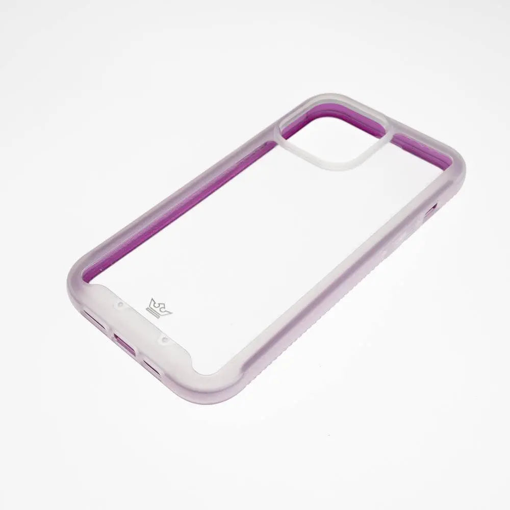 estuche transparente el rey super bumper de atra apple iphone 13 pro ,  iphone 13 pro max color morado / transparente  Shop name