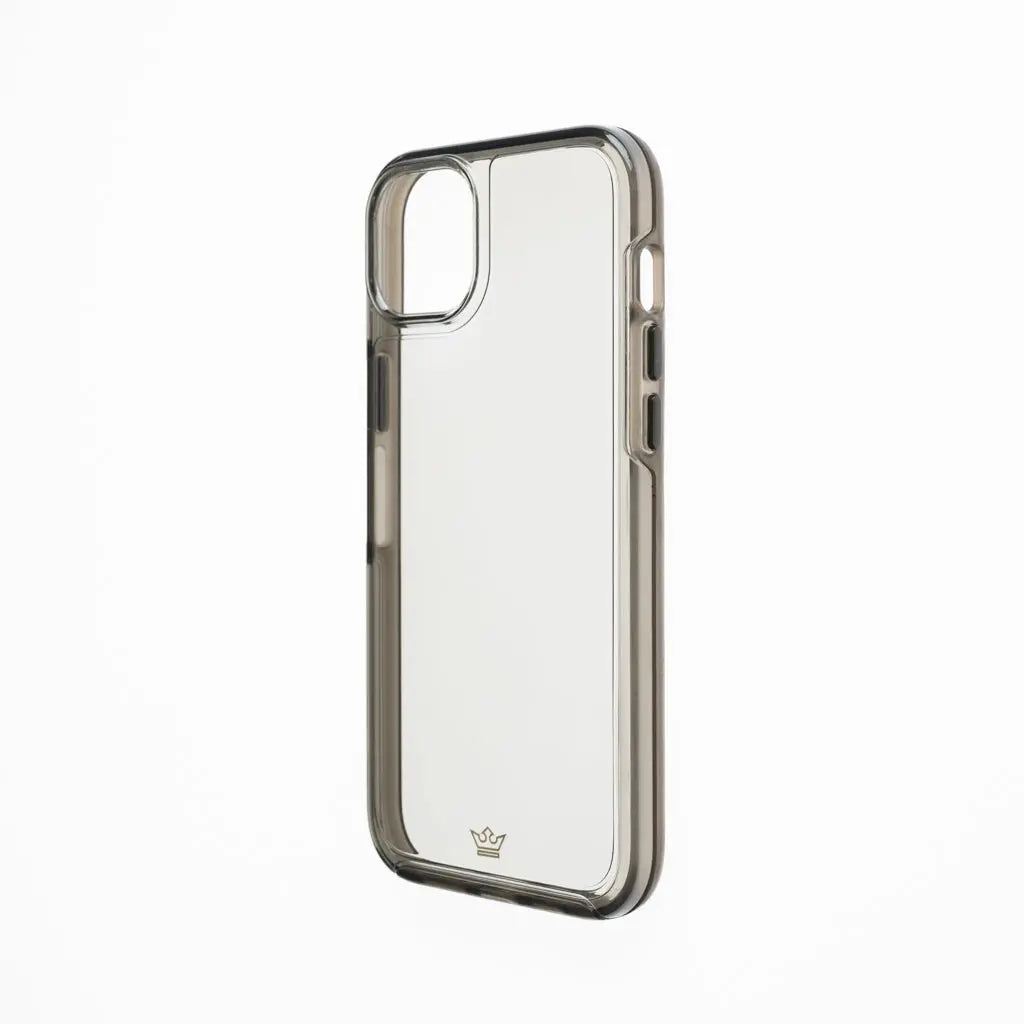 Estuche transparente el rey symmetry apple iphone 14 plus color gris / transparente  Shop name