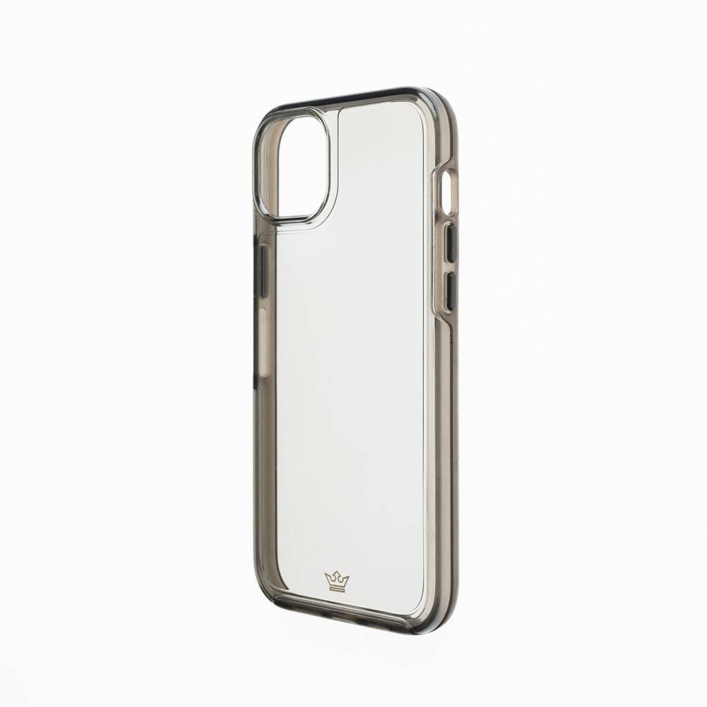 estuches transparente el rey symmetry apple iphone 14 plus color gris / transparente - MUNDO ACCESORIOS (B2C)