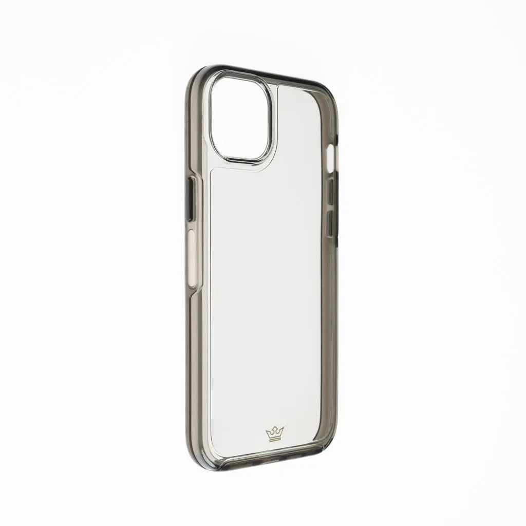 Estuche transparente el rey symmetry apple iphone 14 plus color gris / transparente  Shop name