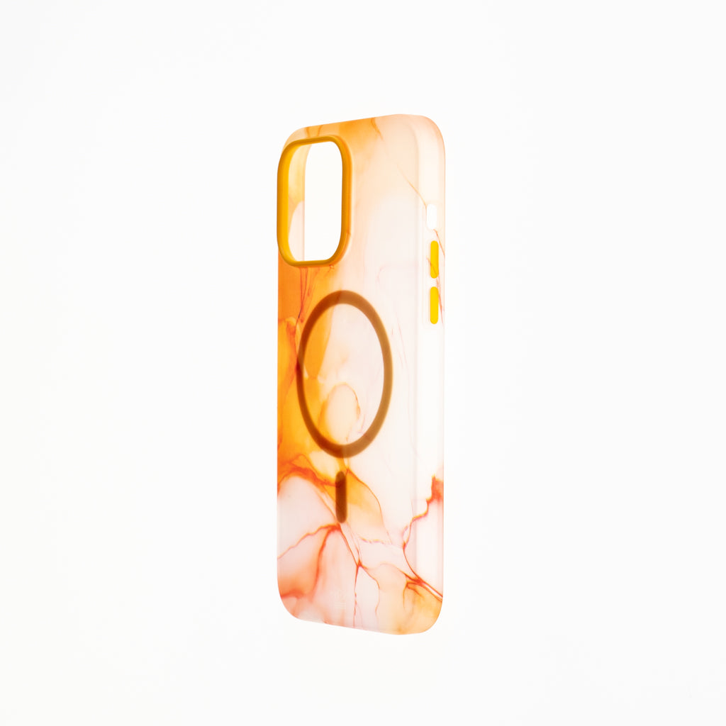 Classic Cases The King Figure Apple Iphone 14 Pro Orange Color