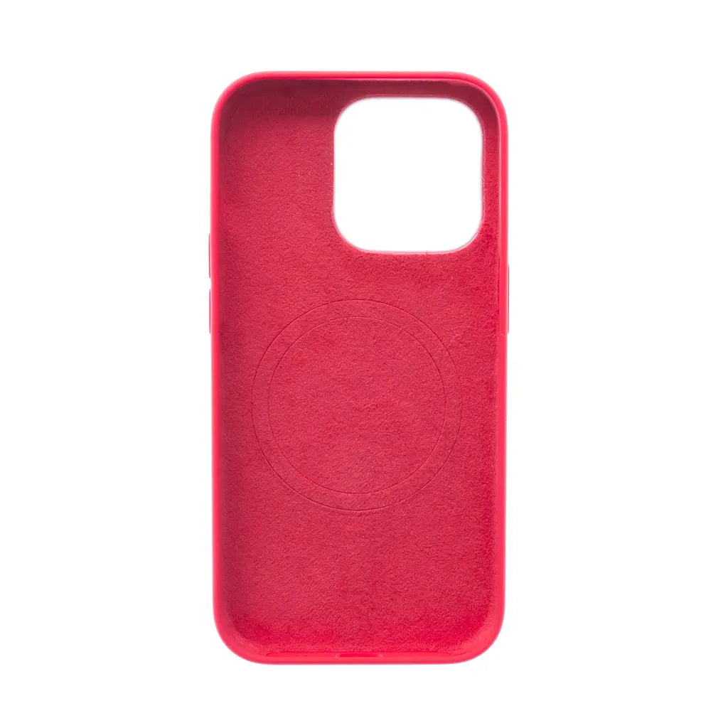 Estuche magsafe el rey silicon case magsafe apple iphone 14 plus color rojo  Shop name