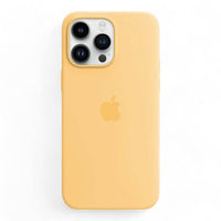 estuches silicon apple iphone 14 pro max color amarillo - MUNDO ACCESORIOS (B2C)