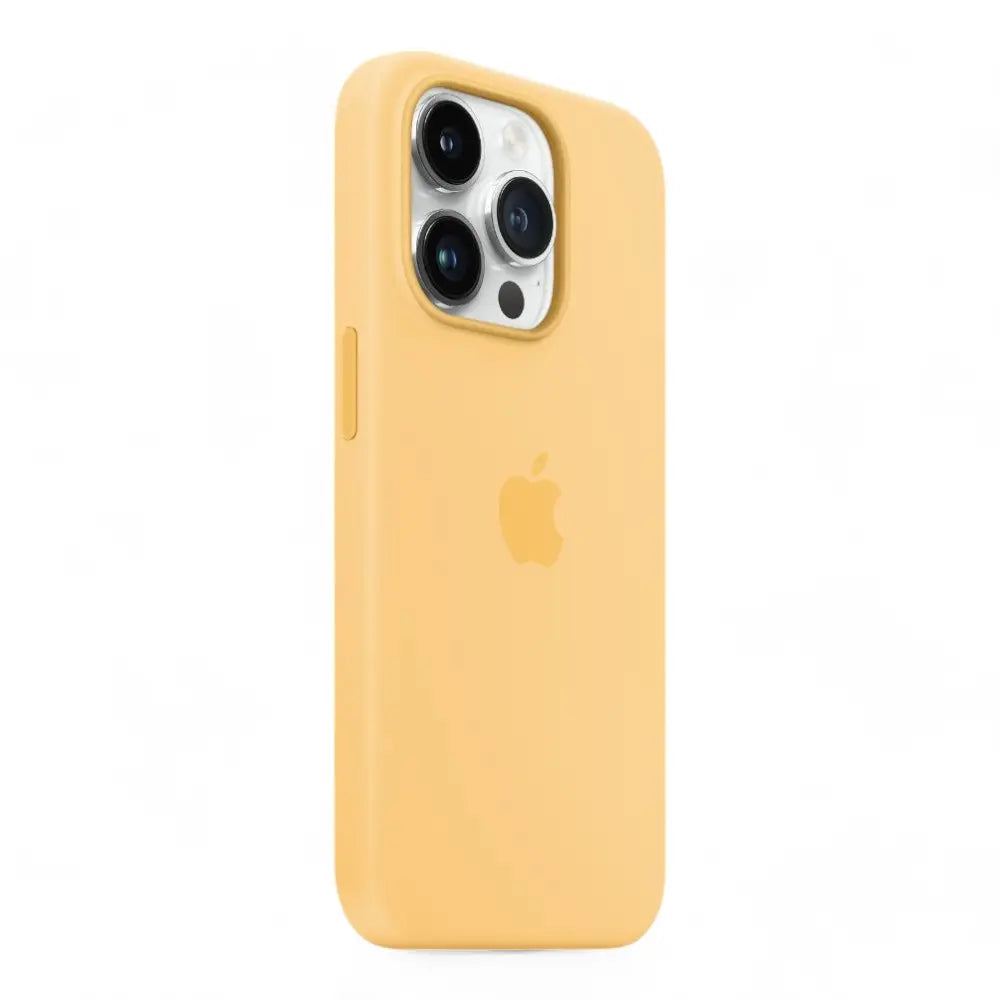 Estuche silicon apple iphone 14 pro max color amarillo  Shop name