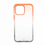 estuche clasico el rey marco degradé para iPhone 14 Plus en naranja y gris, diseño moderno y protección superior