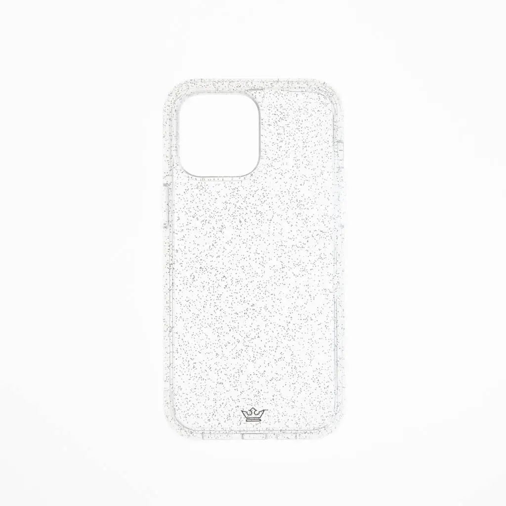 Estuche transparente El Rey Symmetry para iPhone 14 Pro Max, elegante y delgado.