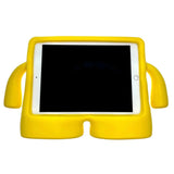 Estuche de TPU amarillo para Apple iPad Pro, diseñado para niños.