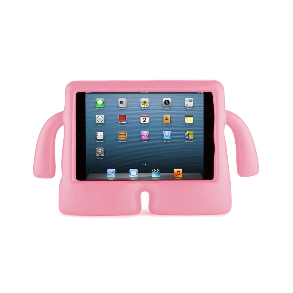 Estuche rosa de TPU para iPad 1-4, diseño atractivo y resistente para niños.