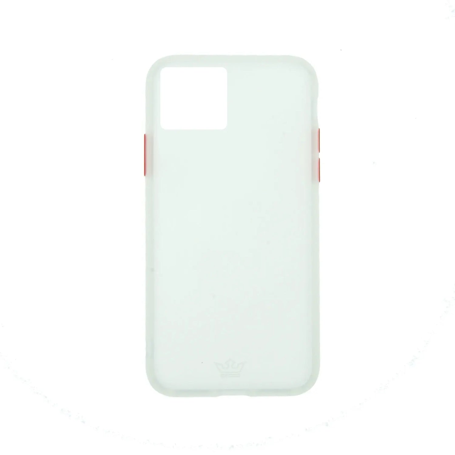 Estuche protector rígido El Rey para iPhone 11 Pro, color blanco/transparente.