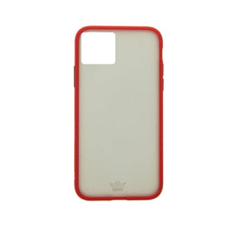 estuches proteccion el rey hard case marco humo apple iphone 11 pro color rojo - MUNDO ACCESORIOS (B2C)