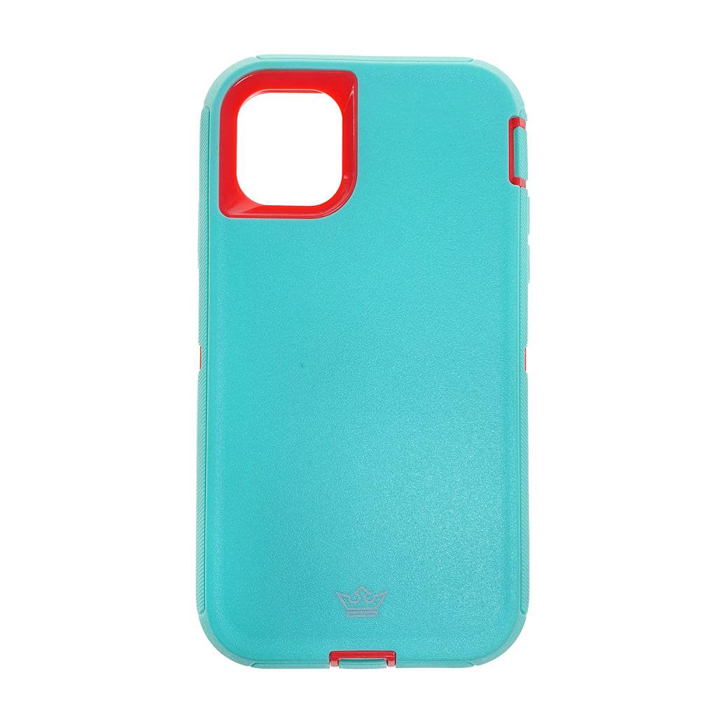 Estuches Proteccion El Rey Defender Apple Iphone 11 Pro Color Turquesa / Rosado - MUNDO ACCESORIOS (B2C)