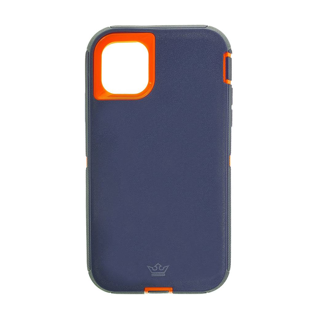 Estuches Proteccion El Rey Defender Apple Iphone 11 Pro Color Azul / Naranja - MUNDO ACCESORIOS (B2C)