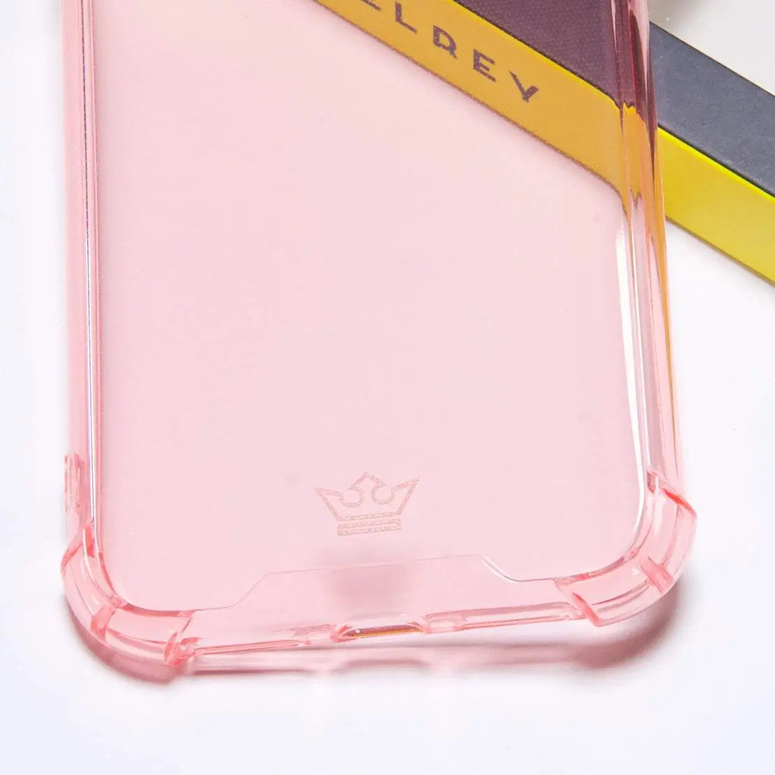 estuche proteccion el rey hard case flexible reforzado apple iphone 11 pro color rosado  Shop name