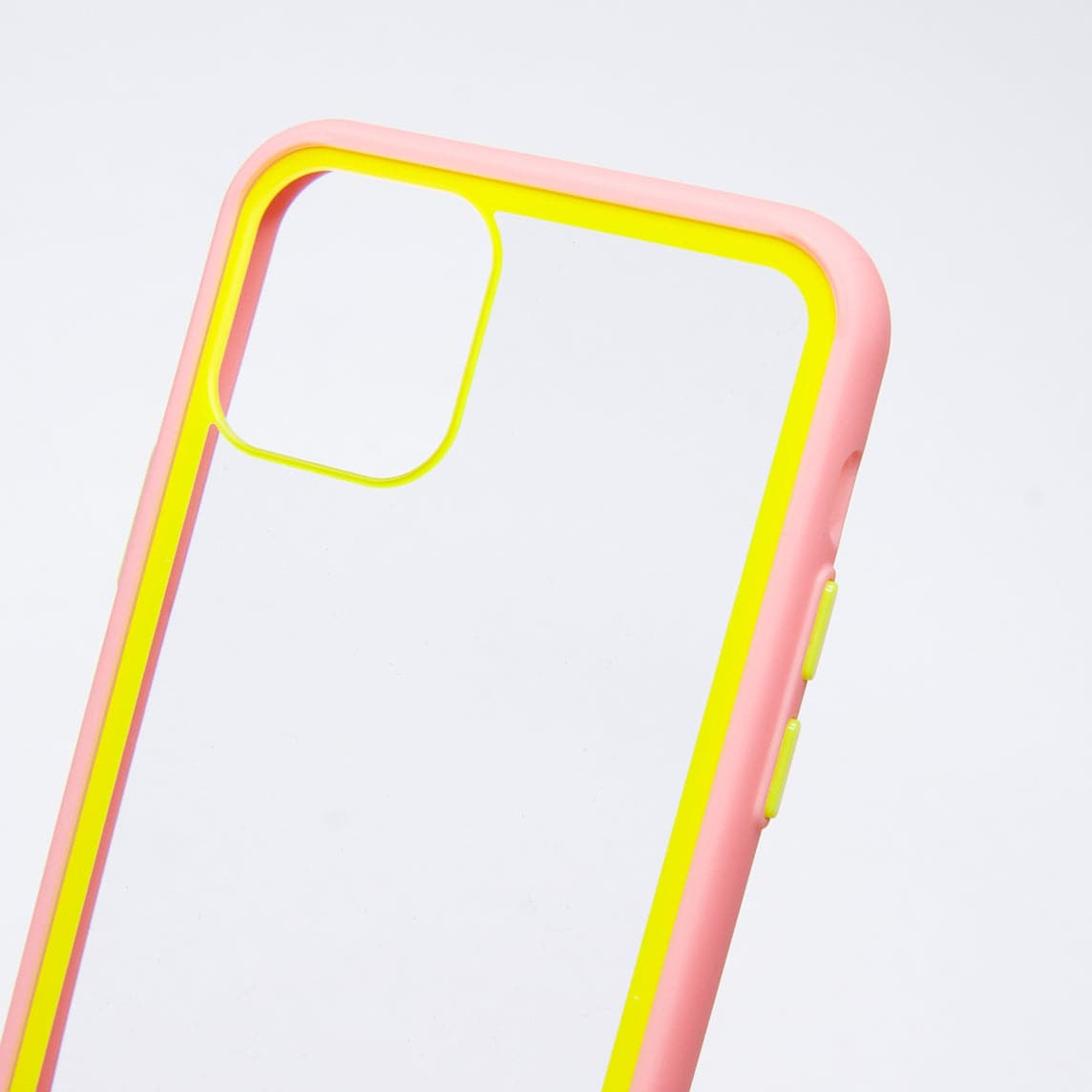 estuches transparente el rey apple iphone 11 pro max color rosado / transparente - MUNDO ACCESORIOS (B2C)