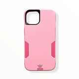 Estuche clásico Commuter iPhone 12 rosa, elegante y protector.