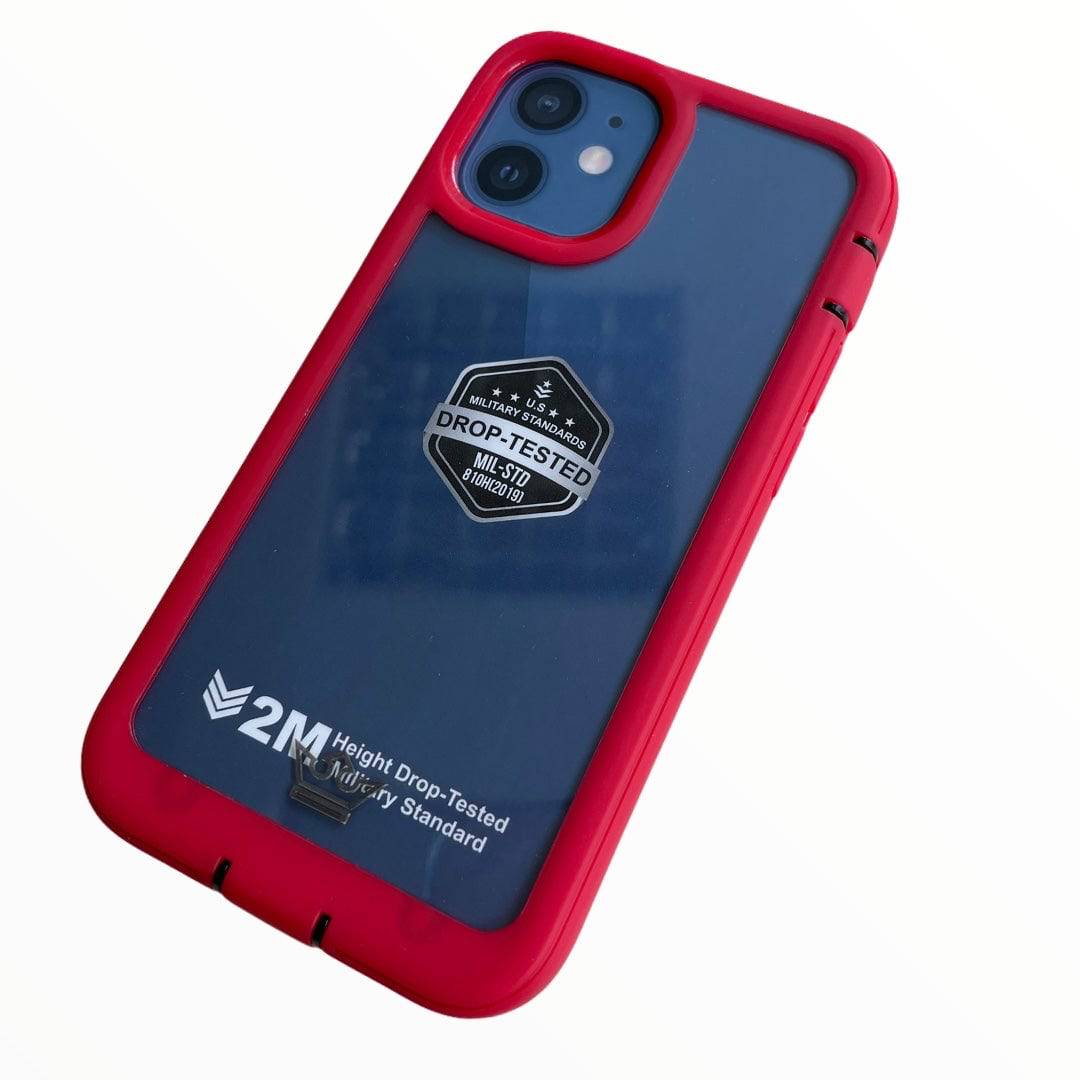 Estuches Proteccion El Rey Warrior A Prueba De Impactos Apple Iphone 12 Mini Color Rojo - MUNDO ACCESORIOS (B2C)