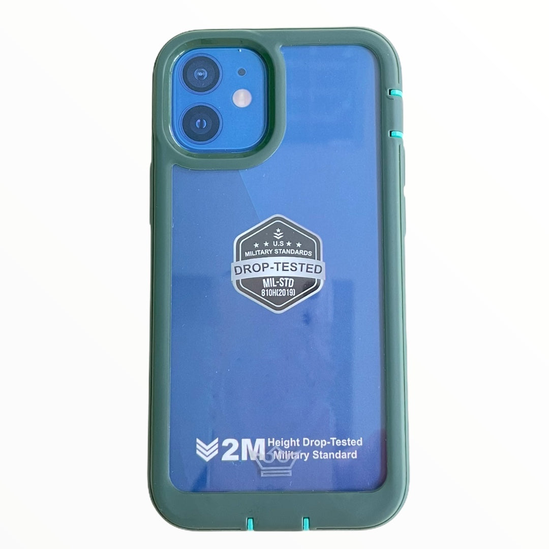 Estuche proteccion el rey warrior a prueba de impactos apple iphone 12 mini color verde