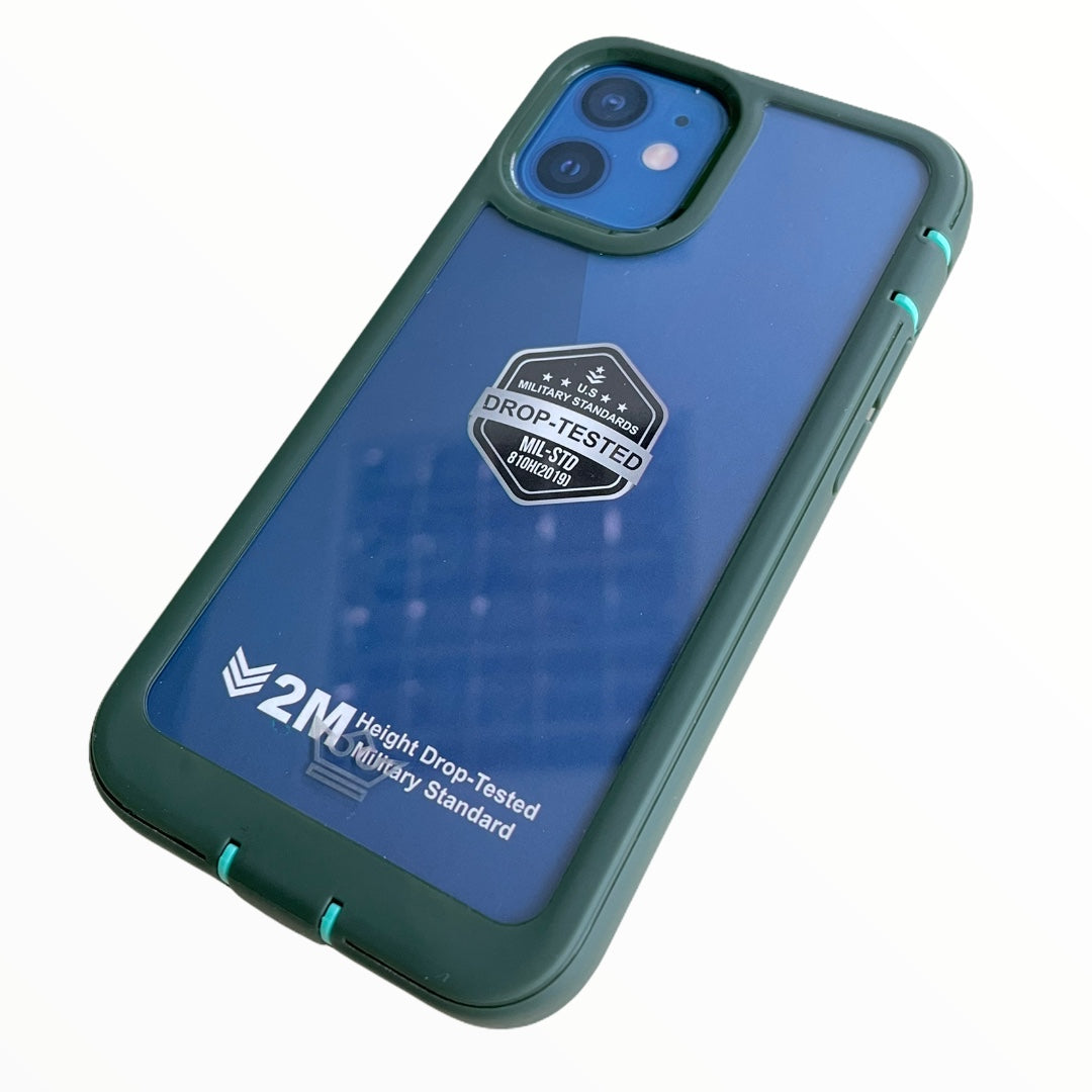 Estuche proteccion el rey warrior a prueba de impactos apple iphone 12 mini color verde