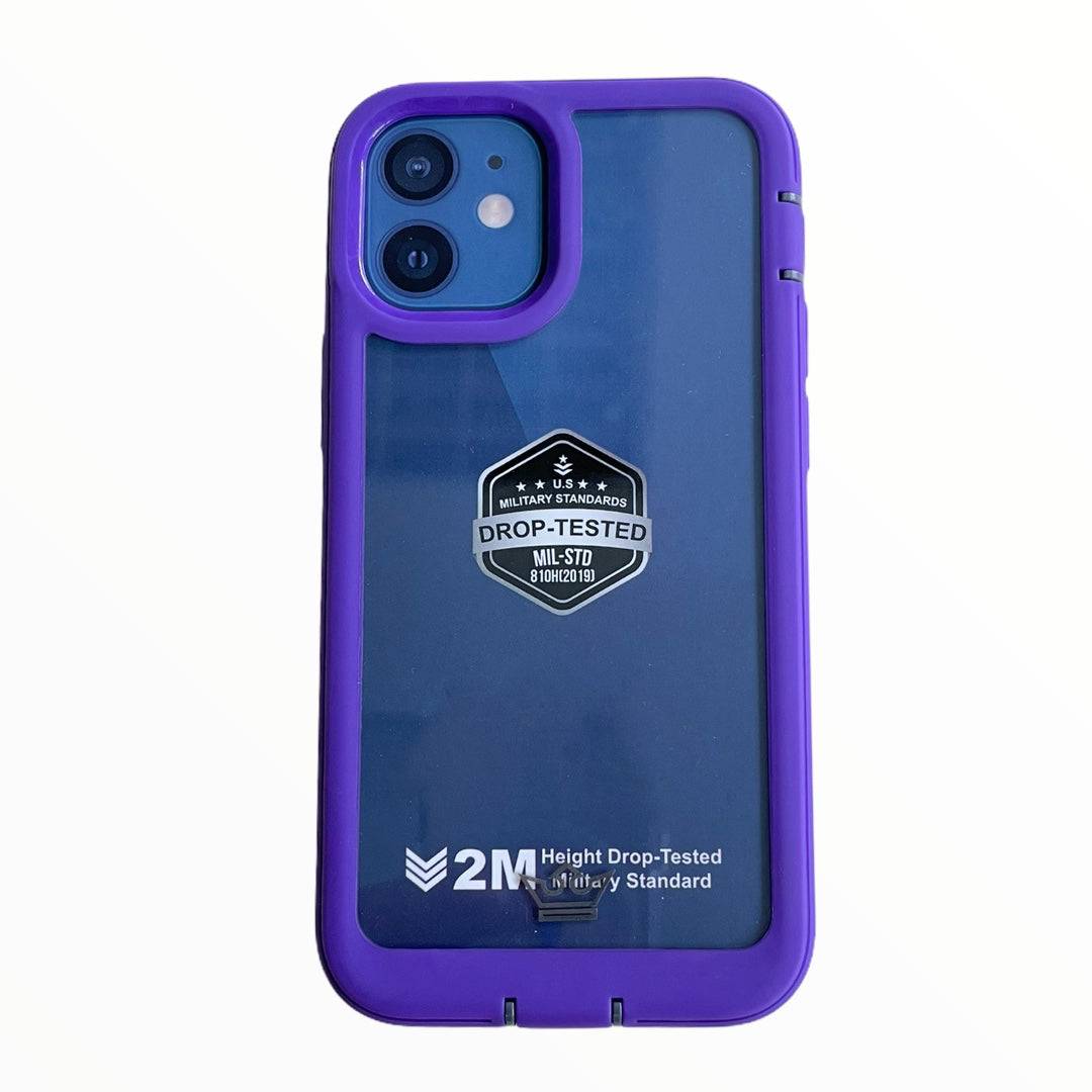 Estuches Proteccion El Rey Warrior A Prueba De Impactos Apple Iphone 12 Mini Color Morado - MUNDO ACCESORIOS (B2C)