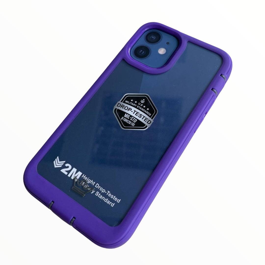 Estuches Proteccion El Rey Warrior A Prueba De Impactos Apple Iphone 12 Mini Color Morado - MUNDO ACCESORIOS (B2C)