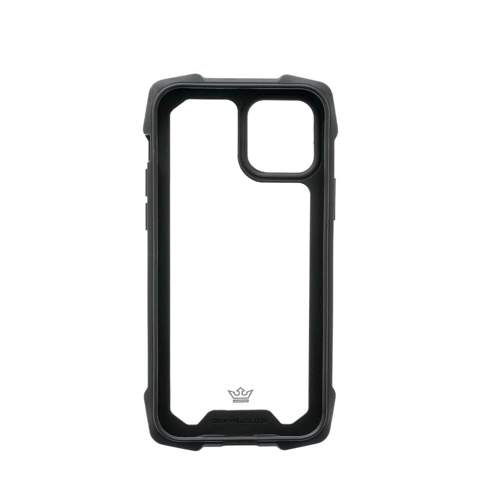 estuches clasico el rey impact 10 metros de proteccion apple iphone 12 ,  iphone 12 pro color negro / plateado - MUNDO ACCESORIOS (B2C)