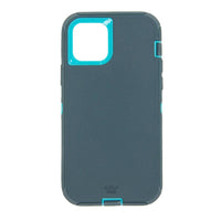 Estuches Proteccion El Rey Defender Con Clip Apple Iphone 12 Mini Color Turquesa - MUNDO ACCESORIOS (B2C)