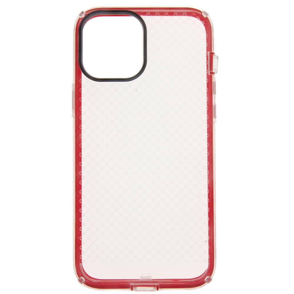 Estuches Proteccion El Rey Anigma Caidas De 2 10 Mts Apple Iphone 12 Mini Color Rojo / Transparente - MUNDO ACCESORIOS (B2C)