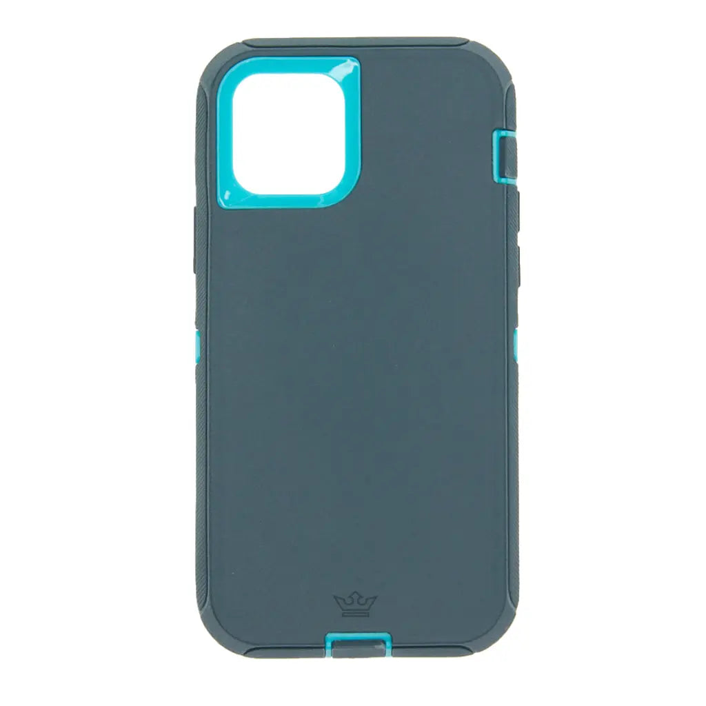 Estuche proteccion el rey defender con clip apple iphone 12 ,  iphone 12 pro color turquesa  Shop name