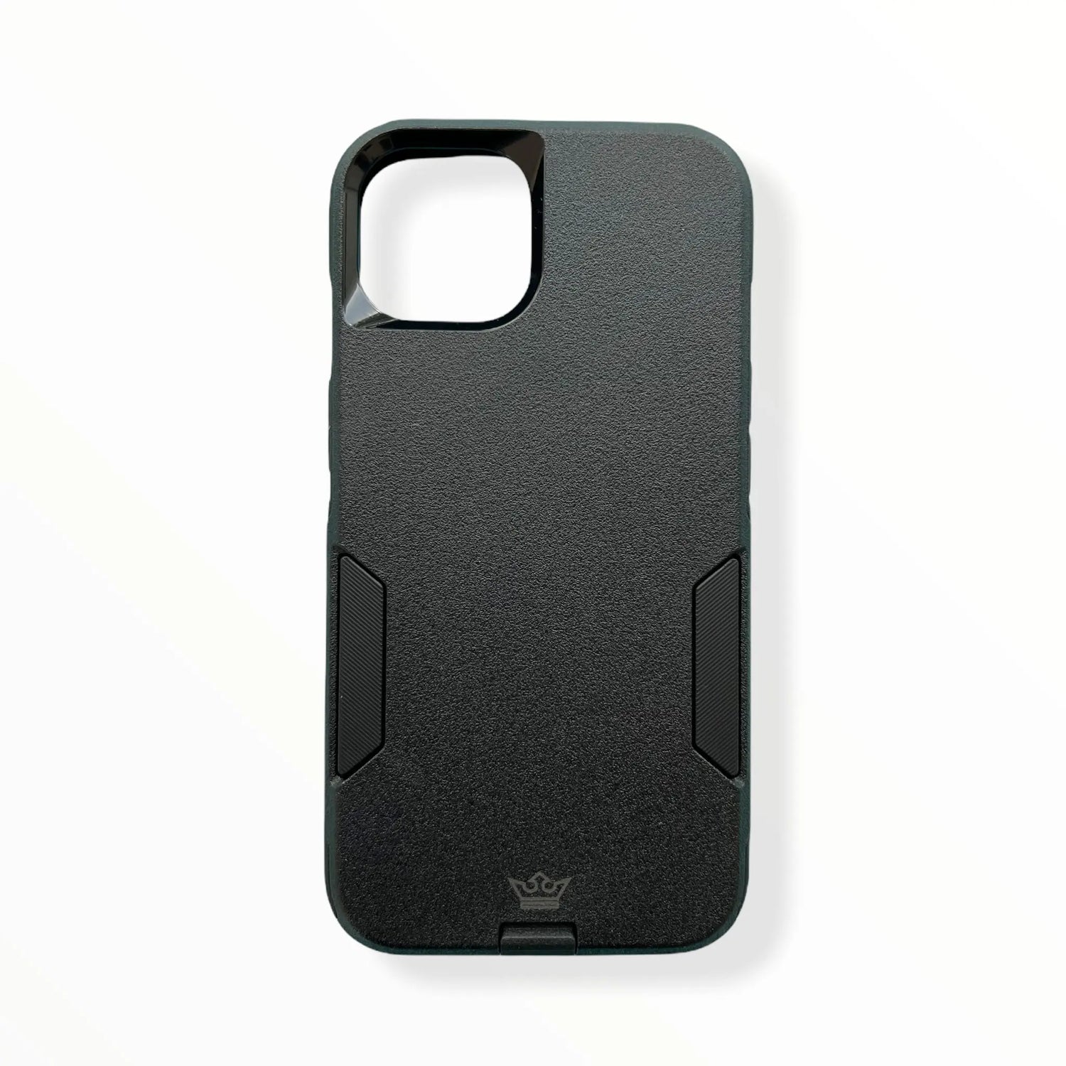 Estuche clásico negro El Rey Commuter para iPhone 12 Pro Max, diseño elegante y protector.