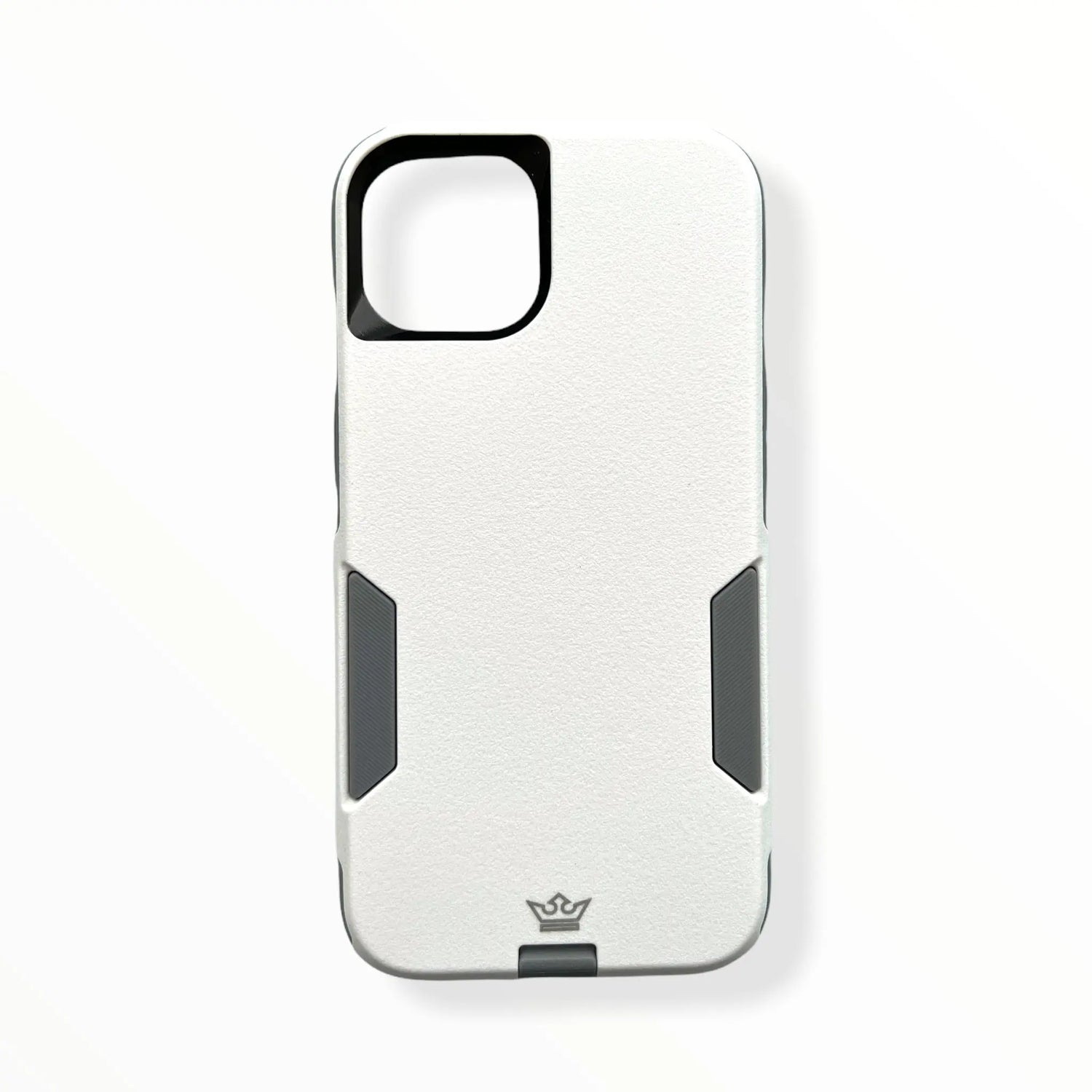 Estuche Clásico El Rey Commuter blanco para iPhone 12 Pro Max, elegante y protector.