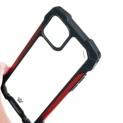 estuche clasico el rey impact 10 metros de proteccion apple iphone 12 pro max color negro / rojo  Shop name