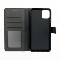 estuches carteras lc imeeke folio libreta con porta tarjeta apple iphone 12 pro max color negro - MUNDO ACCESORIOS