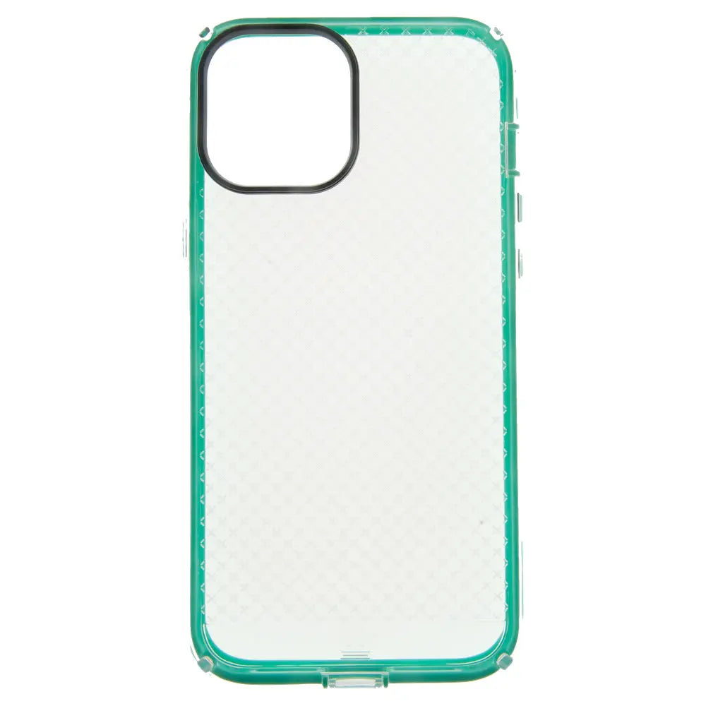 Estuche proteccion el rey anigma caidas de 2 10 mts apple iphone 12 pro max color turquesa / transparente  Shop name