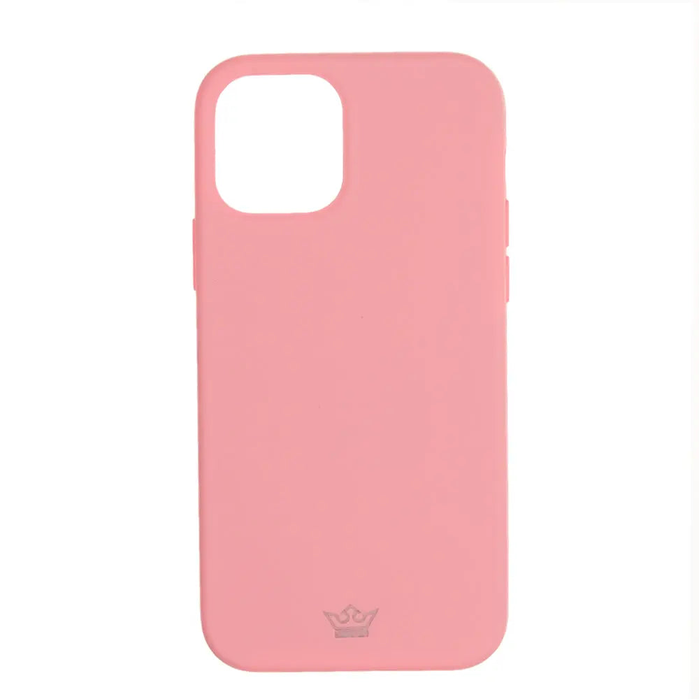 estuche de silicona rosa para iPhone 12 Pro Max con diseño ergonómico y protección resistente