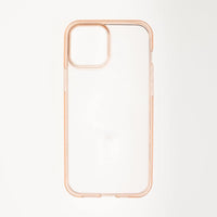 Estuches Clasico Spigen Transparente Marco Apple Iphone 12 Pro Max Color Rosado / Transparente - MUNDO ACCESORIOS (B2C)