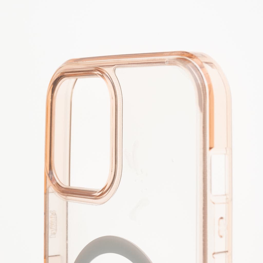 Estuches Clasico Spigen Transparente Marco Apple Iphone 12 Pro Max Color Rosado / Transparente - MUNDO ACCESORIOS (B2C)