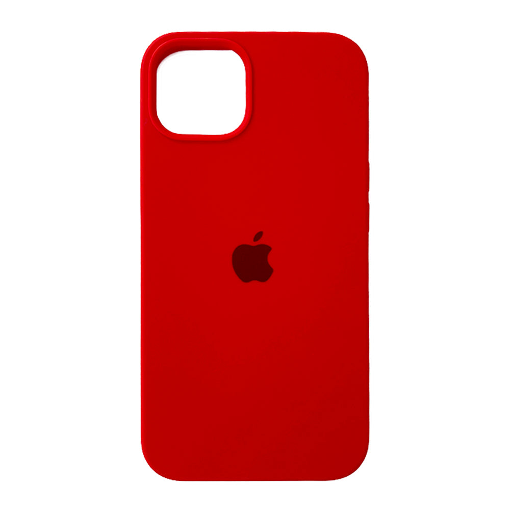 estuches silicon apple iphone 13 color rojo