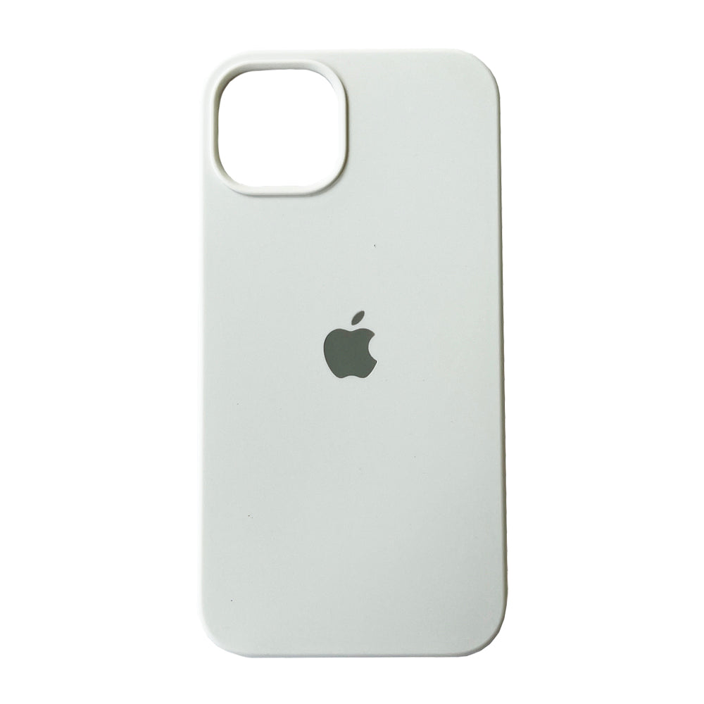 Estuche silicon apple iphone 13 pro color blanco