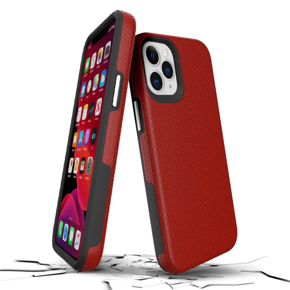 Estuche clásico Prodigee Rockee rojo para iPhone 13 Pro.