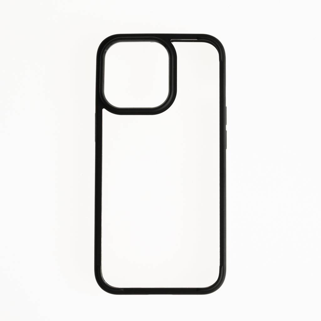 estuches clasico spigen transparente marco apple iphone 13 pro color negro / transparente - MUNDO ACCESORIOS (B2C)