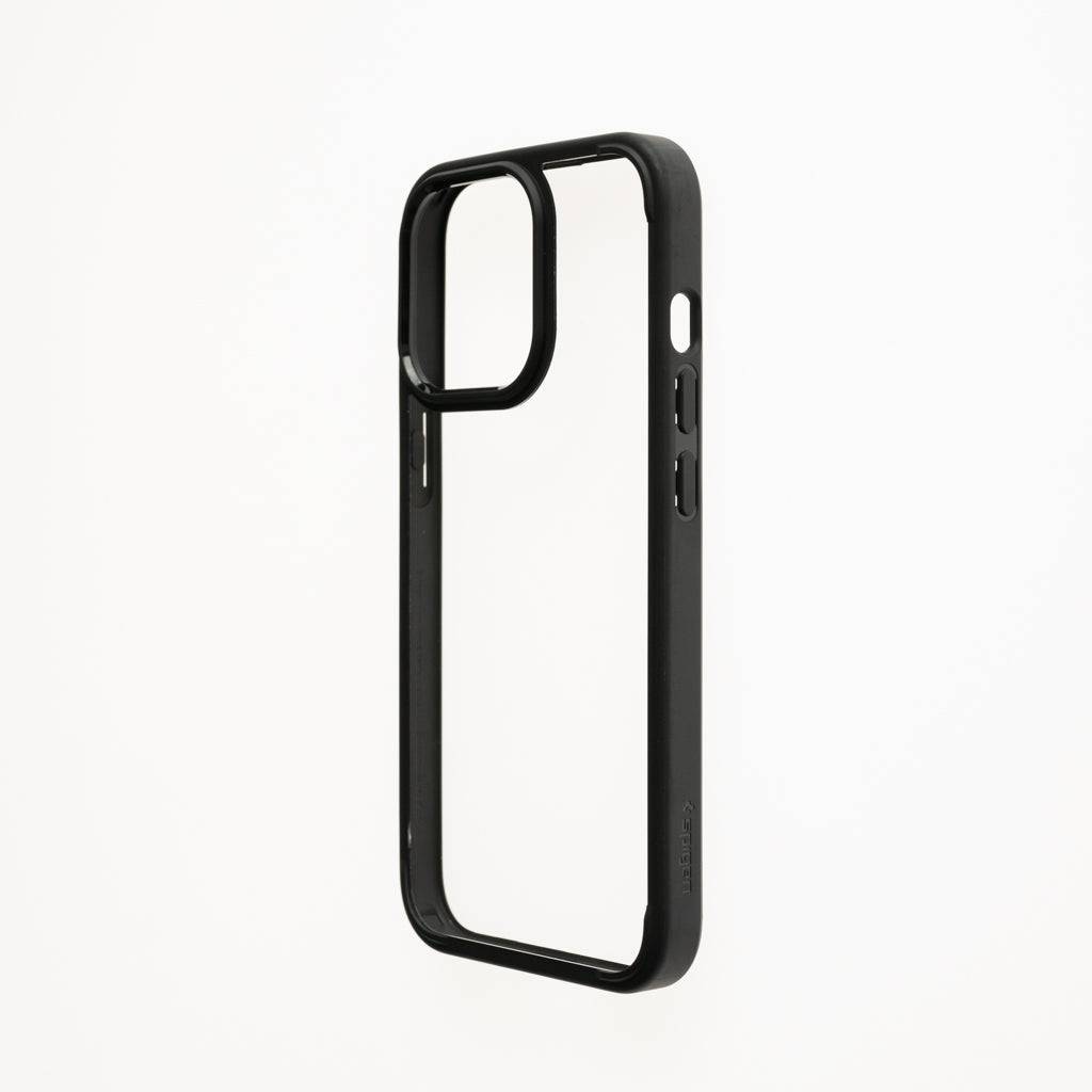 estuches clasico spigen transparente marco apple iphone 13 pro color negro / transparente - MUNDO ACCESORIOS (B2C)