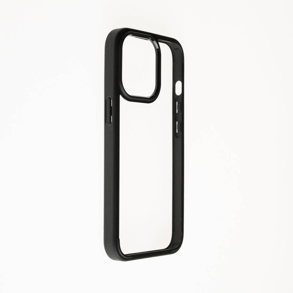 estuches clasico spigen transparente marco apple iphone 13 pro color negro / transparente - MUNDO ACCESORIOS (B2C)