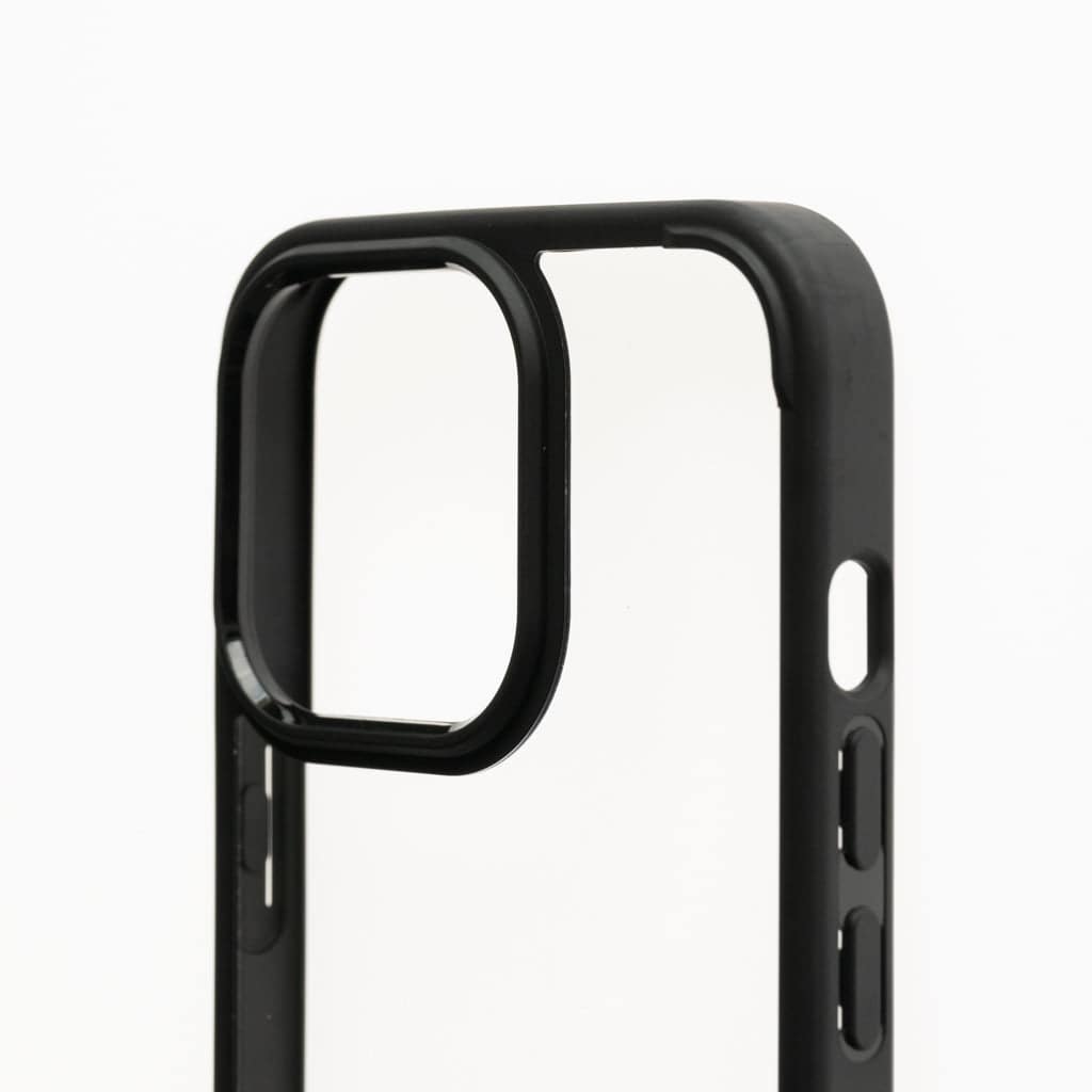 estuches clasico spigen transparente marco apple iphone 13 pro color negro / transparente - MUNDO ACCESORIOS (B2C)