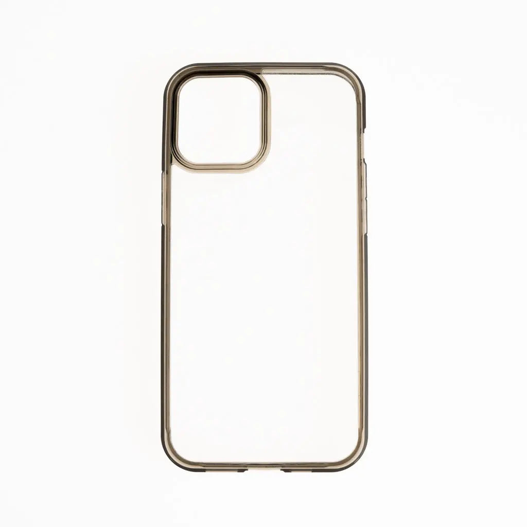 Estuche clasico spigen transparente marco apple iphone 13 pro color gris / transparente  Shop name