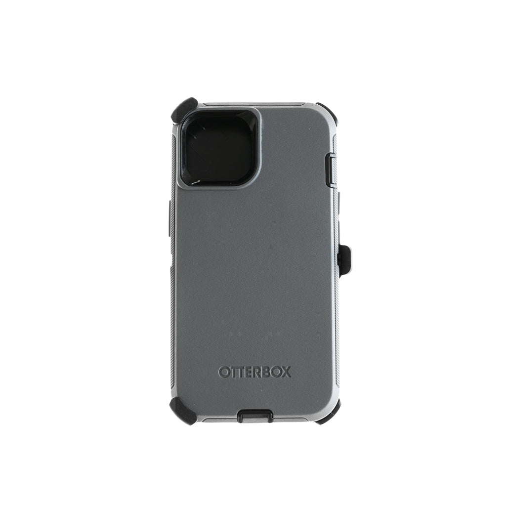 Estuche proteccion otterbox defender apple iphone 14 color gris / negro