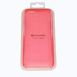 Estuche transparente color rosado para Apple iPhone 6 y iPhone 6s.