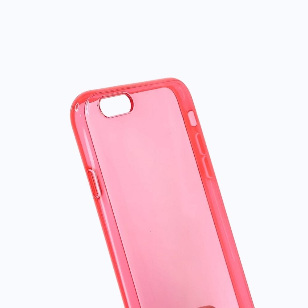 Estuches Transparente Apple Iphone 6 Plus ,  Iphone 6S Plus Color Rosado / Transparente - MUNDO ACCESORIOS (B2C)