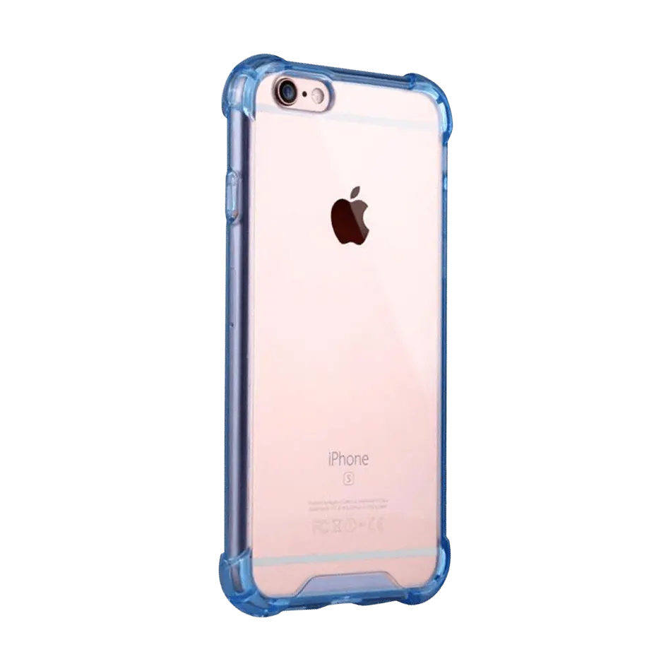 Estuche proteccion el rey hard case reforzado apple iphone 6 plus color azul  Shop name